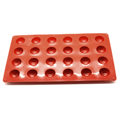 Silicone Mold Round 24 Cavity - bakeware bake house kitchenware bakers supplies baking