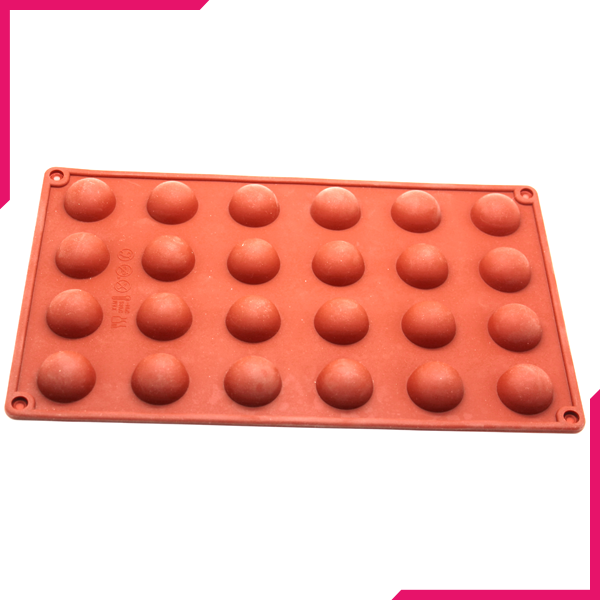 Silicone Mold Round 24 Cavity - bakeware bake house kitchenware bakers supplies baking