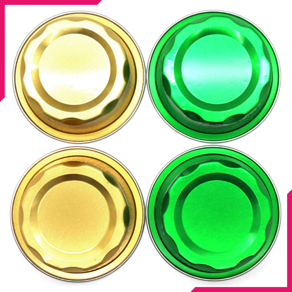 Aluminium Foil Baking Cup Multi Colours 4Pcs - bakeware bake house kitchenware bakers supplies baking