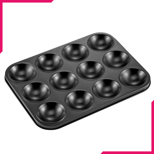 12 Cavity Bite Cupcake Tray - bakeware bake house kitchenware bakers supplies baking