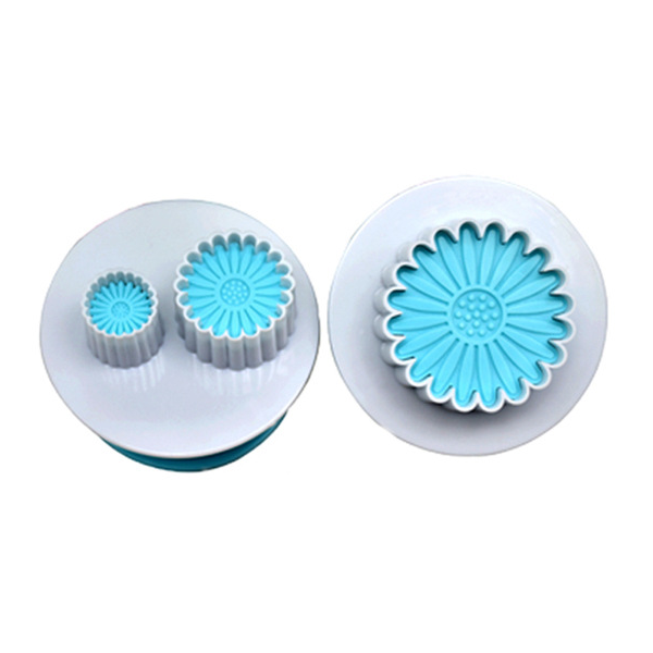 Sunflower Plunge Cutter Stamp Set - bakeware bake house kitchenware bakers supplies baking
