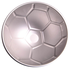 Silver Soccer Ball Cake Mould - bakeware bake house kitchenware bakers supplies baking