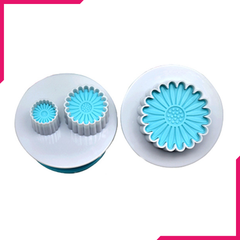 Sunflower Plunge Cutter Stamp Set - bakeware bake house kitchenware bakers supplies baking