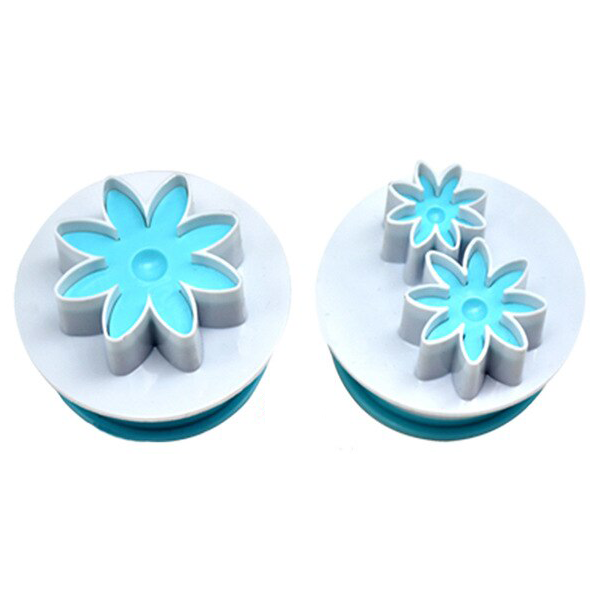 Daisy Plunge Cutter Stamp Set - bakeware bake house kitchenware bakers supplies baking