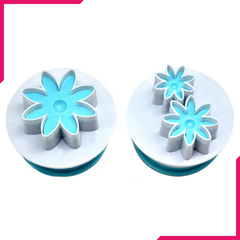 Daisy Plunge Cutter Stamp Set - bakeware bake house kitchenware bakers supplies baking