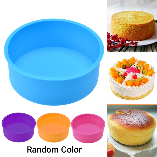 Silicone Round Cake Pan - bakeware bake house kitchenware bakers supplies baking