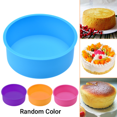 Silicone Round Cake Pan - bakeware bake house kitchenware bakers supplies baking