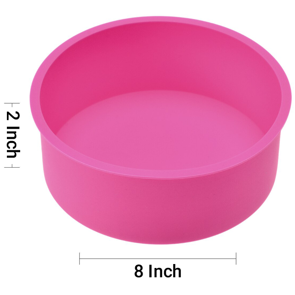 Silicone Round Cake Pan - bakeware bake house kitchenware bakers supplies baking
