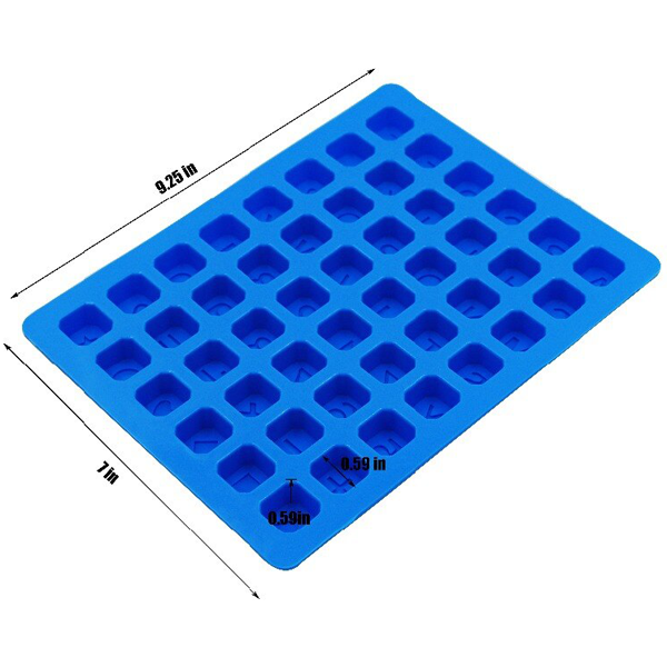 48 Cavity Alphabet Letter Number Math Sign Silicone Mold - bakeware bake house kitchenware bakers supplies baking