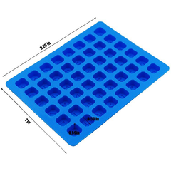 48 Cavity Alphabet Letter Number Math Sign Silicone Mold - bakeware bake house kitchenware bakers supplies baking