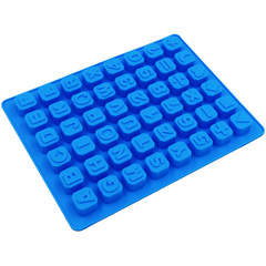 48 Cavity Alphabet Letter Number Math Sign Silicone Mold - bakeware bake house kitchenware bakers supplies baking