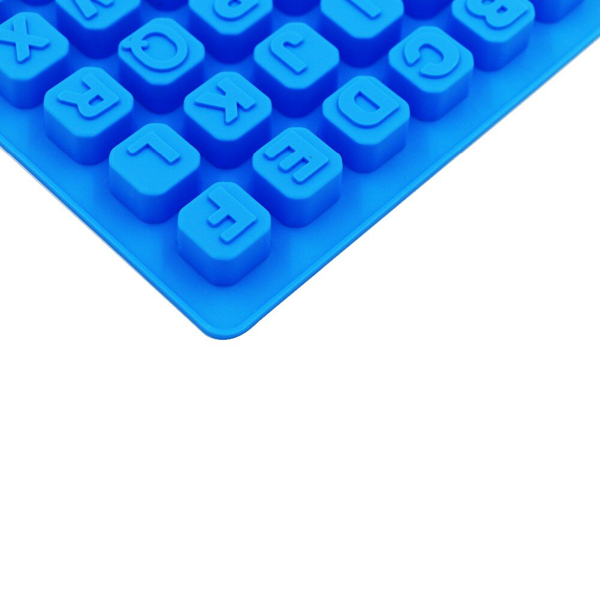 48 Cavity Alphabet Letter Number Math Sign Silicone Mold - bakeware bake house kitchenware bakers supplies baking