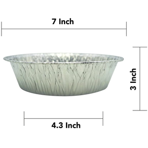 Disposable Aluminium Foil Bowl 4pcs - bakeware bake house kitchenware bakers supplies baking