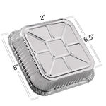 Disposable Aluminium Foil Container For Food 4pcs - bakeware bake house kitchenware bakers supplies baking