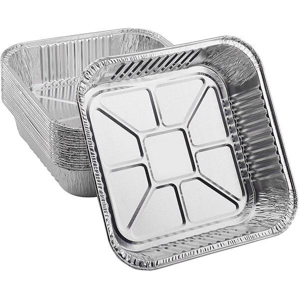 Disposable Aluminium Foil Container For Food 4pcs - bakeware bake house kitchenware bakers supplies baking