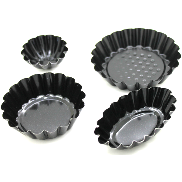 Tart Mold Pan 4 Designs - bakeware bake house kitchenware bakers supplies baking