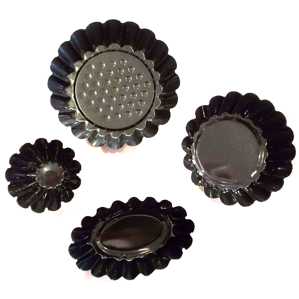 Tart Mold Pan 4 Designs - bakeware bake house kitchenware bakers supplies baking