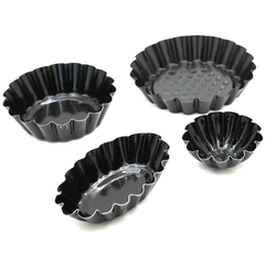 Tart Mold Pan 4 Designs - bakeware bake house kitchenware bakers supplies baking