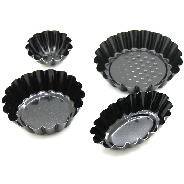 Tart Mold Pan 4 Designs - bakeware bake house kitchenware bakers supplies baking