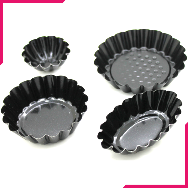 Tart Mold Pan 4 Designs - bakeware bake house kitchenware bakers supplies baking