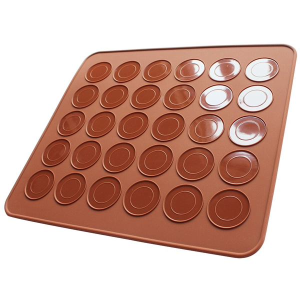 Silicone Macaron Mat 30 Capacity Round - bakeware bake house kitchenware bakers supplies baking