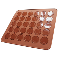 Silicone Macaron Mat 30 Capacity Round - bakeware bake house kitchenware bakers supplies baking