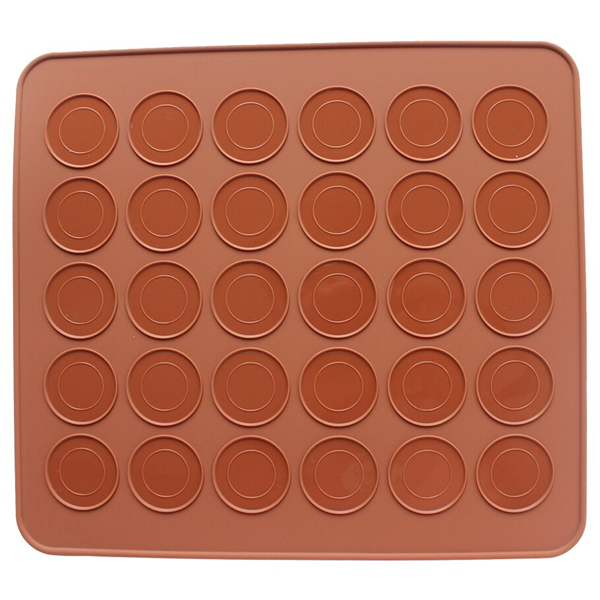 Silicone Macaron Mat 30 Capacity Round - bakeware bake house kitchenware bakers supplies baking