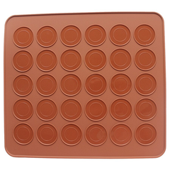 Silicone Macaron Mat 30 Capacity Round - bakeware bake house kitchenware bakers supplies baking
