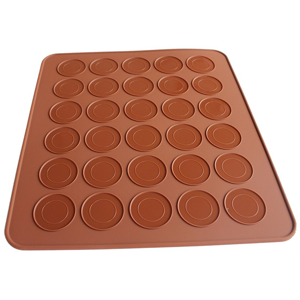 Silicone Macaron Mat 30 Capacity Round - bakeware bake house kitchenware bakers supplies baking