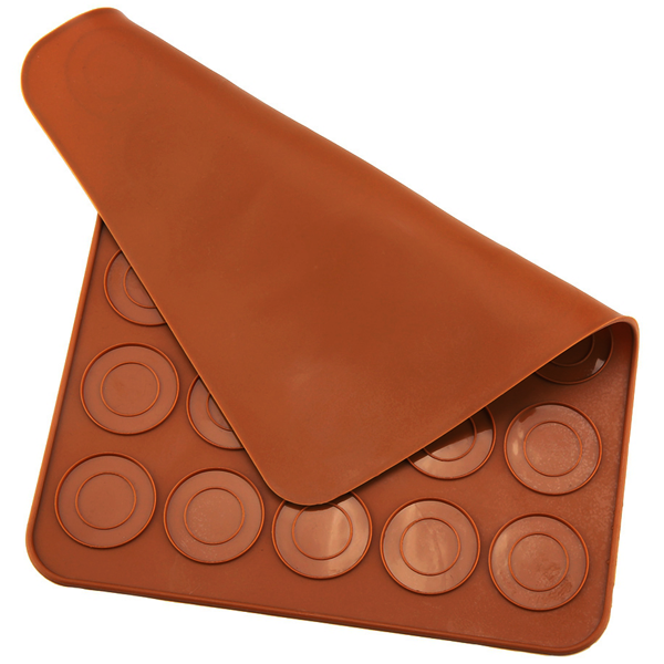 Silicone Macaron Mat 30 Capacity Round - bakeware bake house kitchenware bakers supplies baking