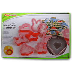 Costcoma Cookie Cutter and Stencil Set - bakeware bake house kitchenware bakers supplies baking