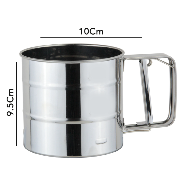 Stainless Steel Flour Sifter - bakeware bake house kitchenware bakers supplies baking