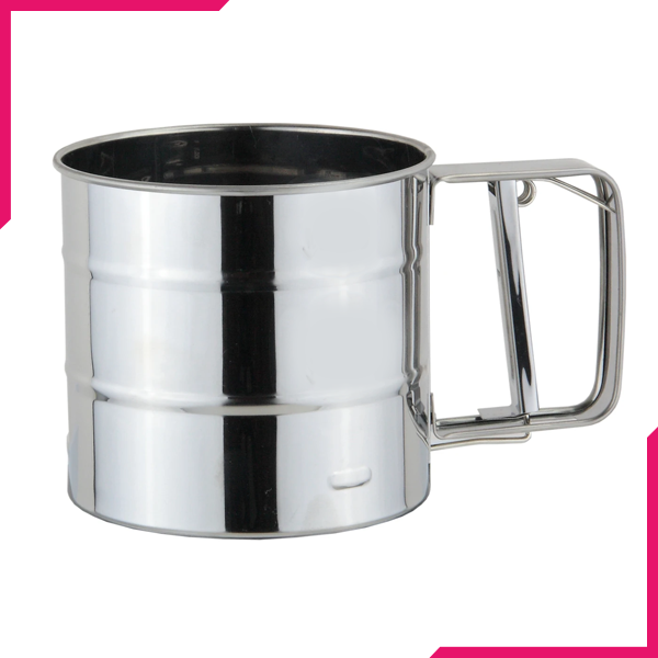 Stainless Steel Flour Sifter - bakeware bake house kitchenware bakers supplies baking