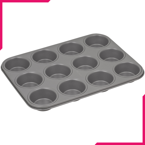 Non-Stick 12Cup Mini Muffin Tray - bakeware bake house kitchenware bakers supplies baking