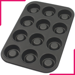 Non-Stick 12 Cup Muffin Tray - bakeware bake house kitchenware bakers supplies baking