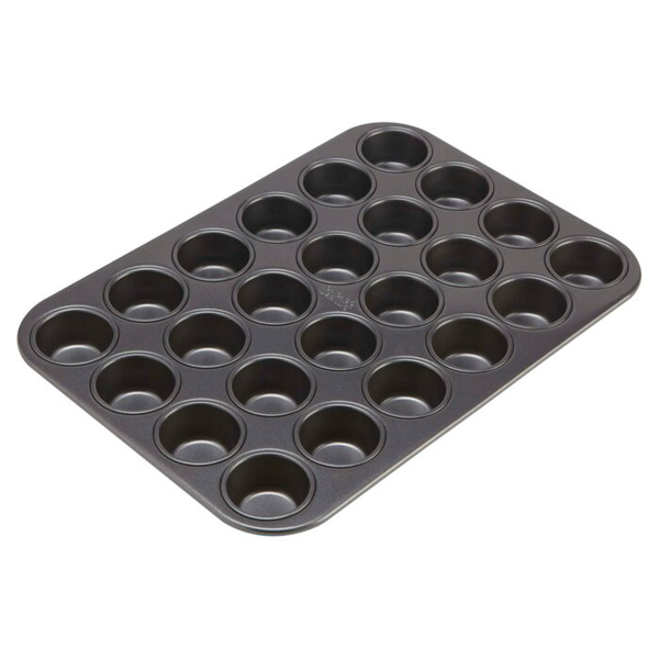 Non-Stick 24 Cup Mini Muffin Tray - bakeware bake house kitchenware bakers supplies baking