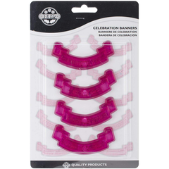 Celebration Banners Fondant Cutter - bakeware bake house kitchenware bakers supplies baking
