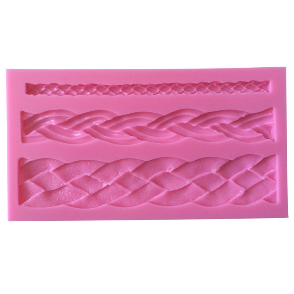 Braid weave silicone mold - bakeware bake house kitchenware bakers supplies baking