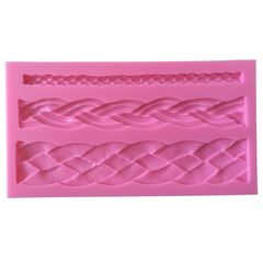 Braid weave silicone mold - bakeware bake house kitchenware bakers supplies baking