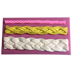 Braid weave silicone mold - bakeware bake house kitchenware bakers supplies baking