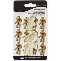 Gingerbread Man Fondant & Cookie Cutter 2Pcs - bakeware bake house kitchenware bakers supplies baking