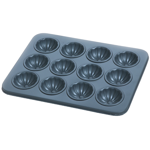 Floral Muffin Tray 12 Cavity - bakeware bake house kitchenware bakers supplies baking