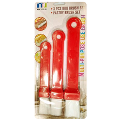 BBQ & Pastry Brush Set 3pcs - bakeware bake house kitchenware bakers supplies baking