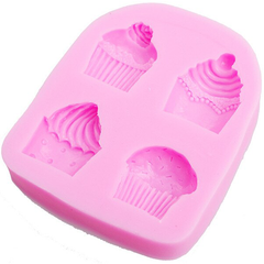 3D Cupcake Shaped Silicone Mold - bakeware bake house kitchenware bakers supplies baking