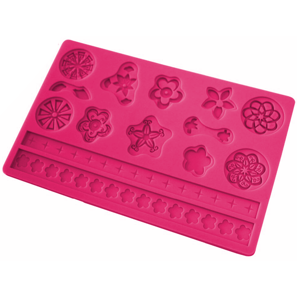 Button Shaped Silicone Fondant Mold - bakeware bake house kitchenware bakers supplies baking