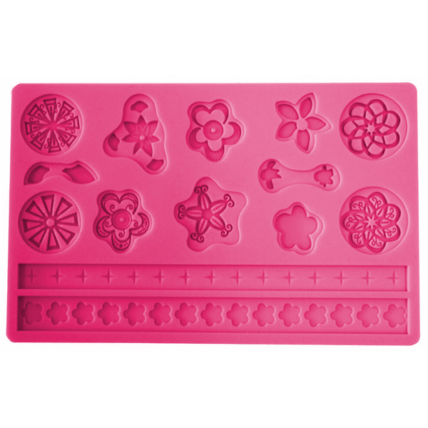 Button Shaped Silicone Fondant Mold - bakeware bake house kitchenware bakers supplies baking
