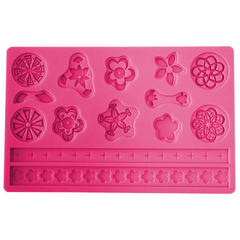 Button Shaped Silicone Fondant Mold - bakeware bake house kitchenware bakers supplies baking