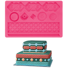 Silicone Fondant Macrame Mold