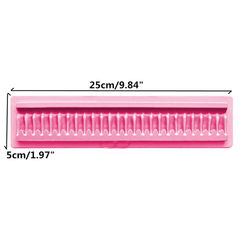 Wavy Strip Border Silicone Mold - bakeware bake house kitchenware bakers supplies baking