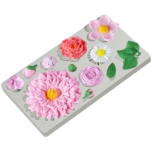 Buttercream Flowers Silicone Mold - bakeware bake house kitchenware bakers supplies baking